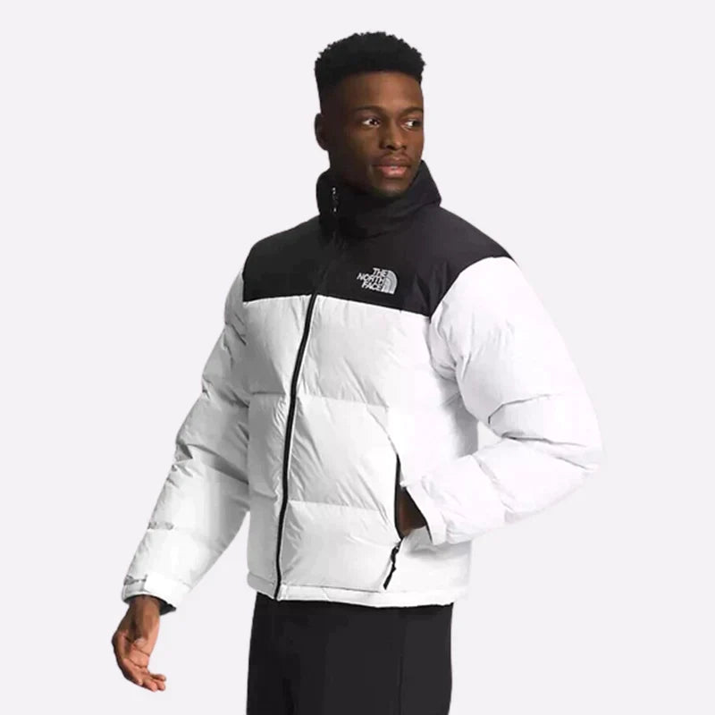 Veste White Retro Nuptse 700