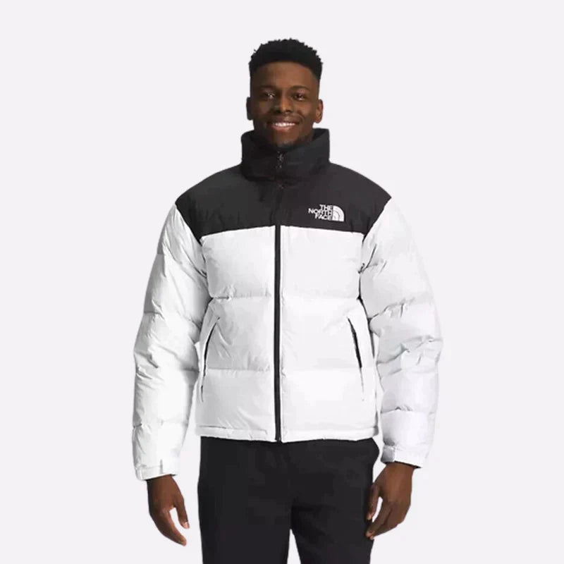 Veste White Retro Nuptse 700